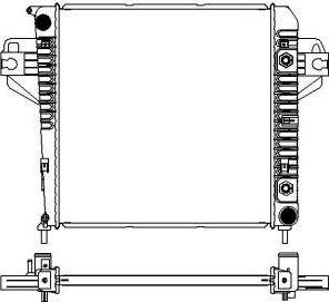 SAKURA Automotive 3231-1014 - Радіатор, охолодження двигуна autocars.com.ua