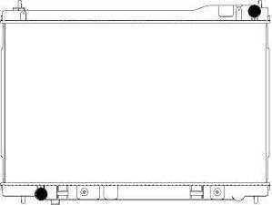 SAKURA Automotive 3251-1007 - Радиатор, охлаждение двигателя avtokuzovplus.com.ua