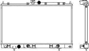 SAKURA Automotive 3321-1023 - Радиатор, охлаждение двигателя autodnr.net