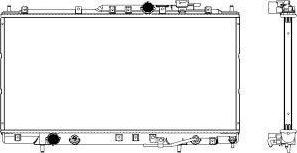 SAKURA Automotive 3321-1030 - Радиатор, охлаждение двигателя avtokuzovplus.com.ua