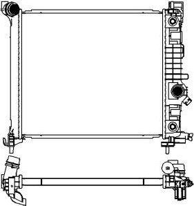 SAKURA Automotive 3351-8503 - Радиатор, охлаждение двигателя avtokuzovplus.com.ua