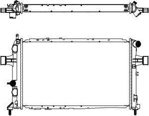 SAKURA Automotive 3352-1002 - Радиатор, охлаждение двигателя autodnr.net