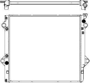 SAKURA Automotive 3461-1048 - Радиатор, охлаждение двигателя autodnr.net