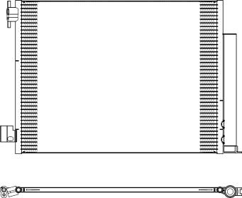 SAKURA Automotive 5631-9801 - Конденсатор, кондиціонер autocars.com.ua