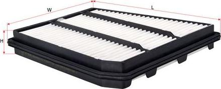 SAKURA Automotive A-1630 - Повітряний фільтр autocars.com.ua