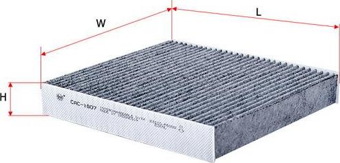 SAKURA Automotive CAC-1807 - Фильтр воздуха в салоне avtokuzovplus.com.ua