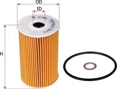 SAKURA Automotive EO-28061 - Масляний фільтр autocars.com.ua