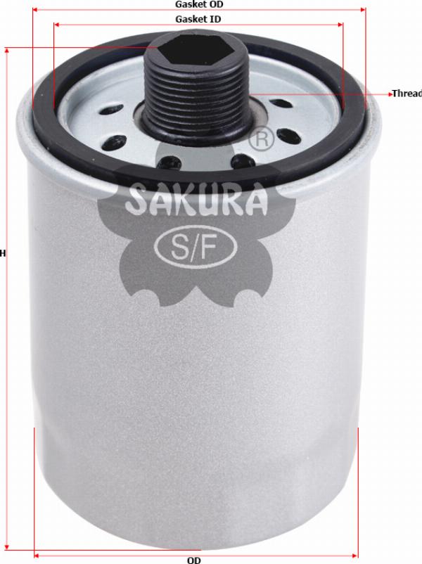 SAKURA Automotive TC-66290 - Гідрофільтри, автоматична коробка передач autocars.com.ua