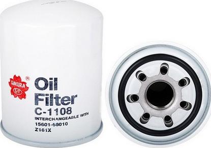 Sakura Filters AU C-1108 - Масляний фільтр autocars.com.ua
