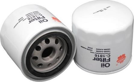 Sakura Filters AU C-1816 - Масляний фільтр autocars.com.ua