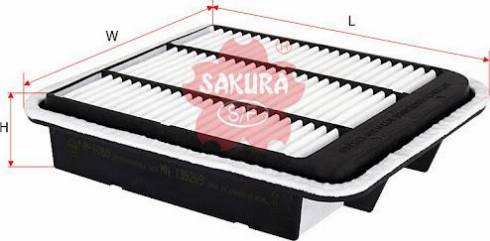 Sakura Filters AU FA-1080 - Повітряний фільтр autocars.com.ua