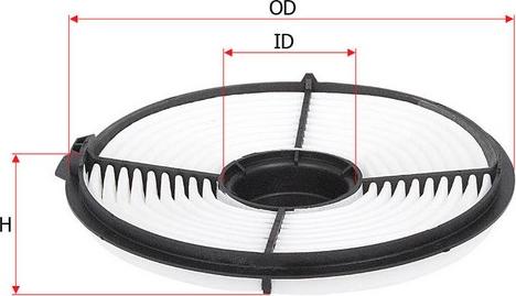 Sakura Filters AU FA-1129 - Повітряний фільтр autocars.com.ua