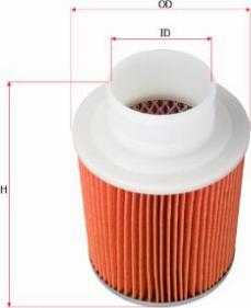 Sakura Filters AU FA-1628 - Повітряний фільтр autocars.com.ua