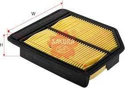 Sakura Filters AU FA-1665 - Повітряний фільтр autocars.com.ua