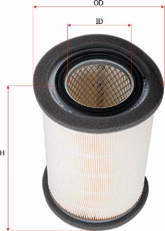 Sakura Filters AU FA-1760 - Повітряний фільтр autocars.com.ua