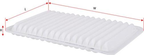 Sakura Filters AU FA-1762 - Повітряний фільтр autocars.com.ua