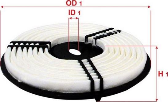 Sakura Filters AU FA-1870 - Повітряний фільтр autocars.com.ua