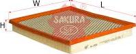 Sakura Filters AU FA-1935 - Повітряний фільтр autocars.com.ua