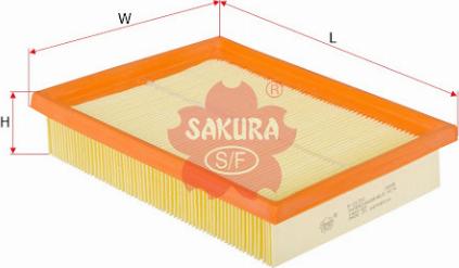 Sakura Filters AU FA-21050 - Повітряний фільтр autocars.com.ua