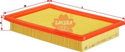 Sakura Filters AU FA-2807 - Повітряний фільтр autocars.com.ua