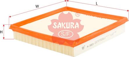 Sakura Filters AU FA-3003 - Повітряний фільтр autocars.com.ua