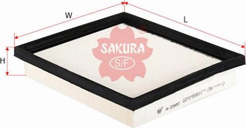 Sakura Filters AU FA-33880 - Повітряний фільтр autocars.com.ua