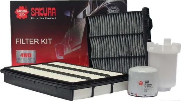 Sakura Filters AU K-10130 - Комплект фільтра autocars.com.ua