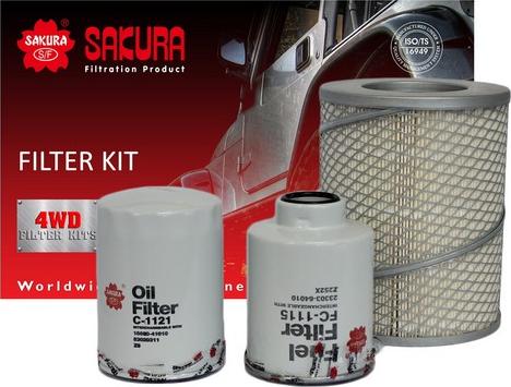 Sakura Filters AU K-11020 - Комплект фільтра autocars.com.ua