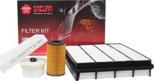 Sakura Filters AU K-11072 - Комплект фільтра autocars.com.ua