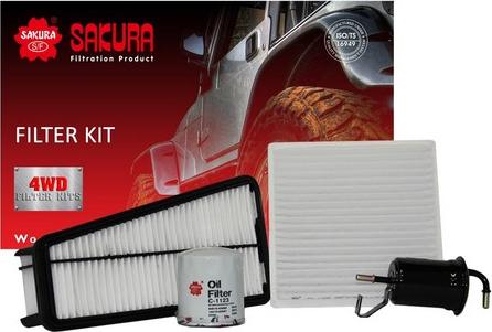 Sakura Filters AU K-11160 - Комплект фільтра autocars.com.ua