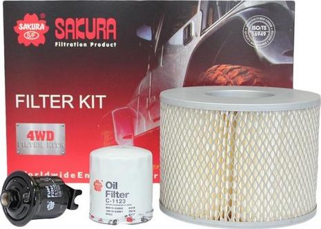 Sakura Filters AU K-11180 - Комплект фільтра autocars.com.ua