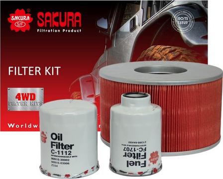 Sakura Filters AU K-11260 - Комплект фільтра autocars.com.ua