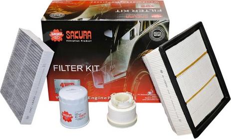 Sakura Filters AU K-17040 - Комплект фільтра autocars.com.ua