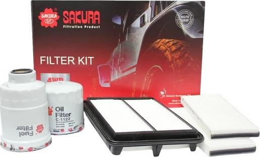 Sakura Filters AU K-18230 - Комплект фільтра autocars.com.ua