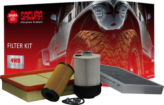 Sakura Filters AU K-18310 - Комплект фільтра autocars.com.ua