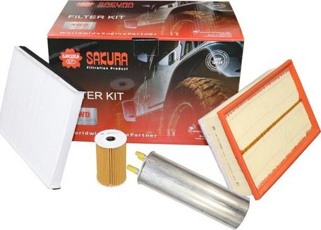 Sakura Filters AU K-31050 - Комплект фільтра autocars.com.ua
