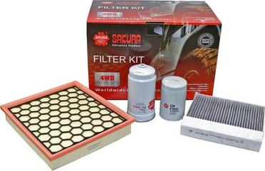 Sakura Filters AU K-89010 - Комплект фільтра autocars.com.ua