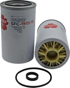 Sakura Filters AU SFC-1905-10 - Сепаратор відділення масла від води autocars.com.ua