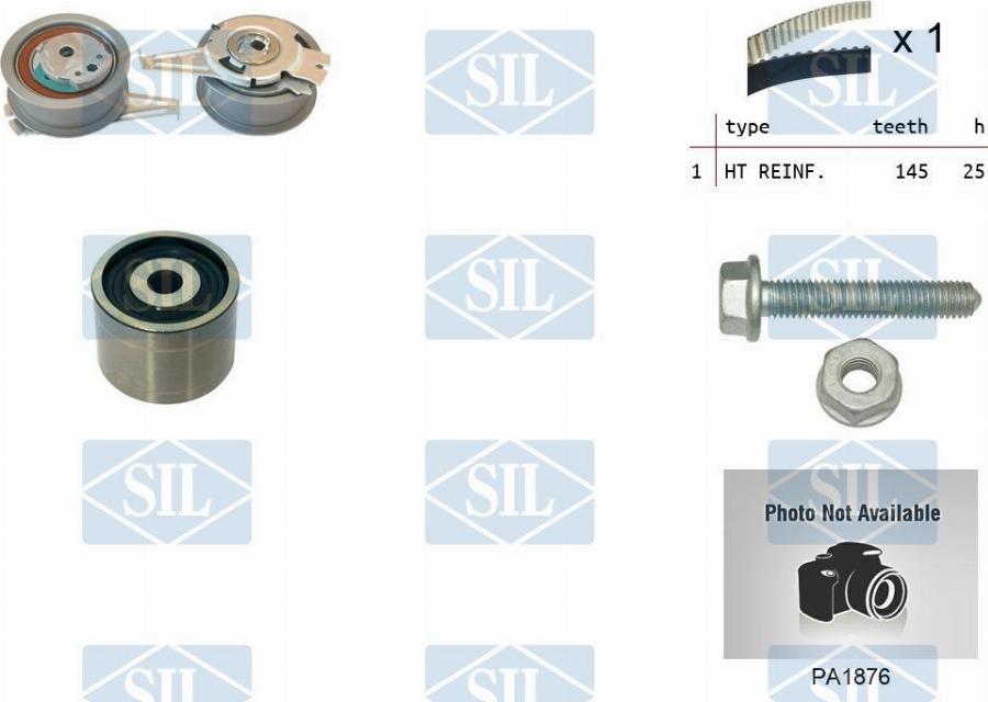 Saleri SIL K1PA1876 - Водяной насос + комплект зубчатого ремня autodnr.net