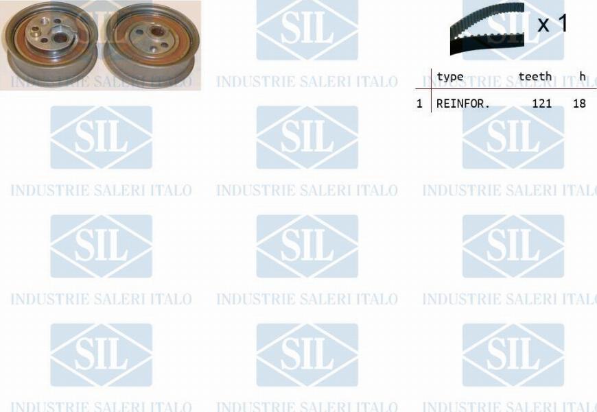 Saleri SIL TK1228 - Комплект ремня ГРМ autodnr.net