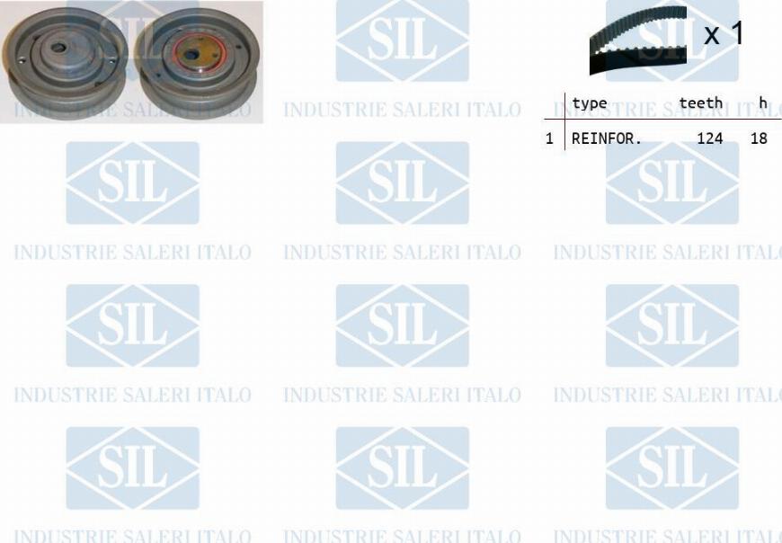 Saleri SIL TK1241 - Комплект ремня ГРМ autodnr.net