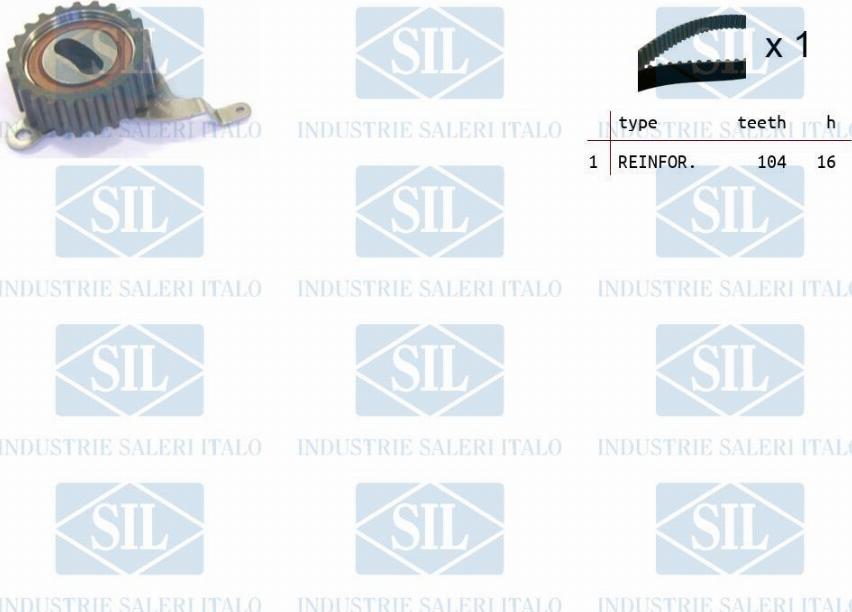 Saleri SIL TK1485 - Комплект ременя ГРМ autocars.com.ua