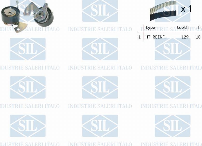 Saleri SIL TK1503 - Комплект ременя ГРМ autocars.com.ua