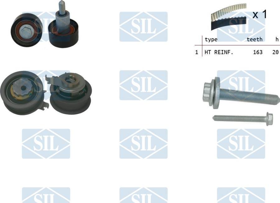 Saleri SIL TK1516 - Комплект ремня ГРМ autodnr.net