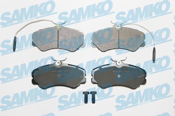 Samko 5SP011 - Тормозные колодки, дисковые, комплект avtokuzovplus.com.ua