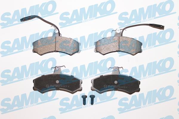 Samko 5SP012 - Тормозные колодки, дисковые, комплект avtokuzovplus.com.ua