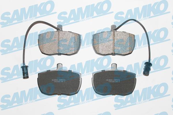 Samko 5SP014 - Тормозные колодки, дисковые, комплект avtokuzovplus.com.ua