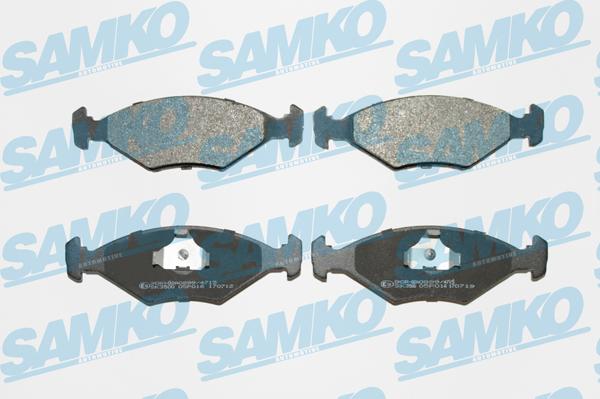 Samko 5SP016 - Гальмівні колодки, дискові гальма autocars.com.ua