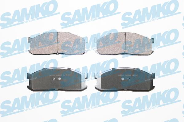 Samko 5SP039 - Тормозные колодки, дисковые, комплект avtokuzovplus.com.ua