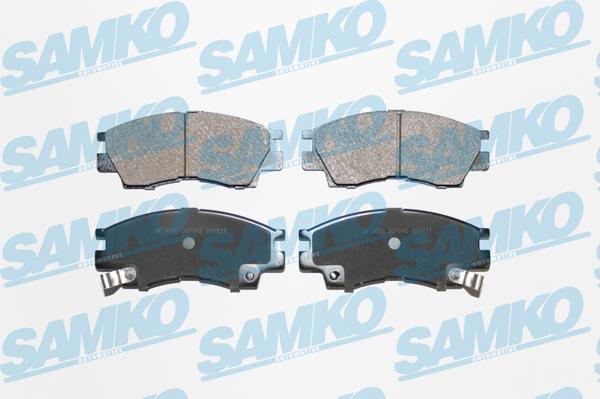 Samko 5SP042 - Гальмівні колодки, дискові гальма autocars.com.ua